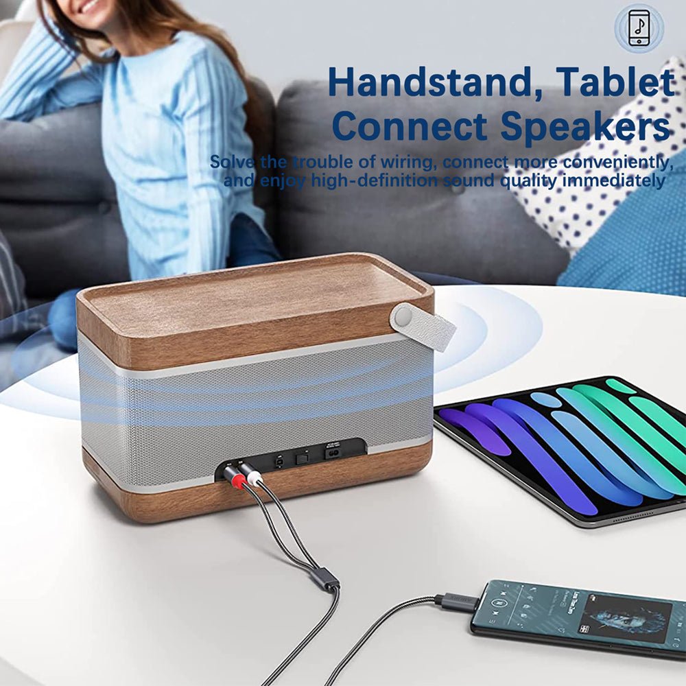 Amurx USB - C to 2RCA Audio Cable – Type - C to Stereo RCA Jack Adapter for Speakers, Amplifiers, Home Theater & Car Audio Systems by Amurx | Electronics > Electronics Accessories > Cables | Amurx