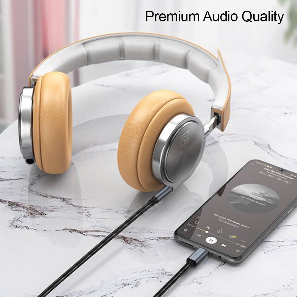 Amurx USB - C to 3.5mm Audio Cable 3.3ft – Type - C to 3.5mm Male Adapter Cord for Headphones, Car Stereo, Speakers & AUX Input by Amurx | Electronics > Electronics Accessories > Adapters | Amurx