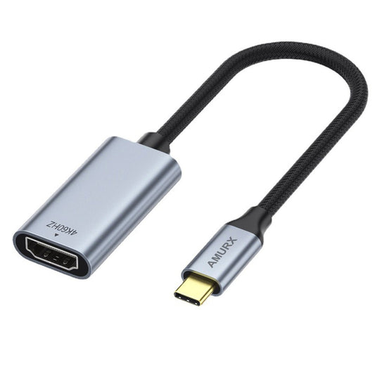 Amurx USB - C to HDMI Adapter 4K@60Hz – Type C (Thunderbolt 3/4) HDMI Converter for Monitor, MacBook, iPad, iMac, iPhone 15 Pro/Max & Mor by Amurx | Electronics > Electronics Accessories > Adapters | Amurx