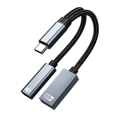 Amurx USB - C to USB Adapter – 2 - in - 1 USB - C Splitter with 60W PD Fast Charging & USB - A Port, OTG Compatible with iPhone 15, iPad Pro, Samsung S23/S22, Chromecast by Amurx | Electronics > Electronics Accessories > Adapters | Amurx