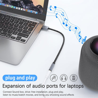 Amurx USB to 3.5mm Audio Adapter – 2 - in - 1 USB External Sound Card with DAC, TRRS Jack Support for Headphones, PC, Laptop, MacBook, PS5 & PS4 by Amurx | Electronics > Electronics Accessories > Audio & Video Accessories > Audio Adapters | Amurx