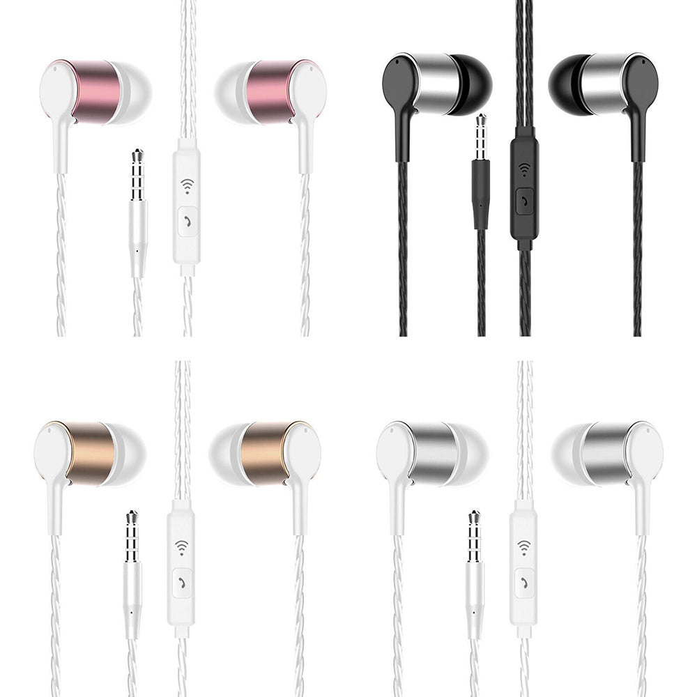 Kamon 5 - Pack Wired Earbuds with Mic & Remote – In - Ear Stereo 3.5mm Headphones by Kamon | Electronics > Audio > headphones | Amurx