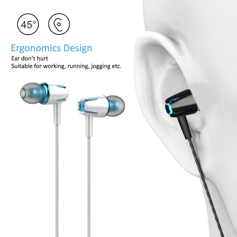 Kamon 5 - Pack Wired Earbuds with Mic & Remote – In - Ear Stereo 3.5mm Headphones by Kamon | Electronics > Audio > headphones | Amurx