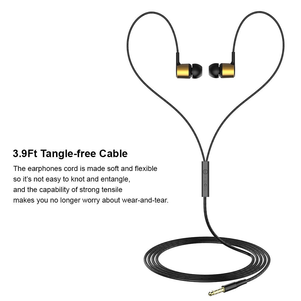 Kamon 5 - Pack Wired Earbuds with Mic & Remote – In - Ear Stereo 3.5mm Headphones by Kamon | Electronics > Audio > headphones | Amurx