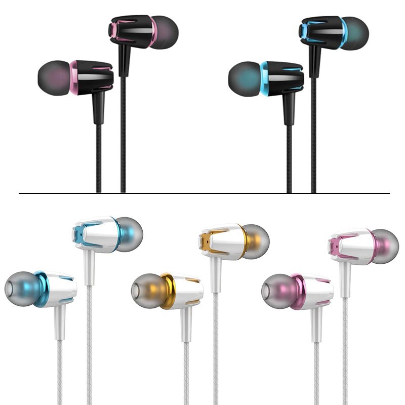 Kamon 5 - Pack Wired Earbuds with Mic & Remote – In - Ear Stereo 3.5mm Headphones by Kamon | Electronics > Audio > headphones | Amurx