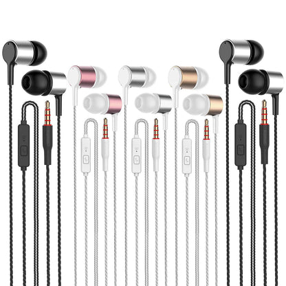 Kamon 5 - Pack Wired Earbuds with Mic & Remote – In - Ear Stereo 3.5mm Headphones by Kamon | Electronics > Audio > headphones | Amurx