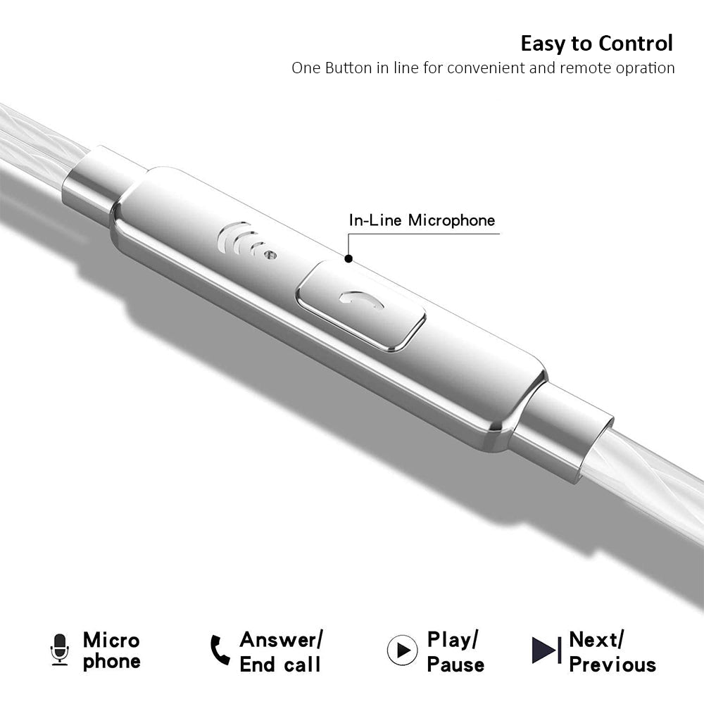 Kamon 5 - Pack Wired Earbuds with Mic & Remote – In - Ear Stereo 3.5mm Headphones by Kamon | Electronics > Audio > headphones | Amurx