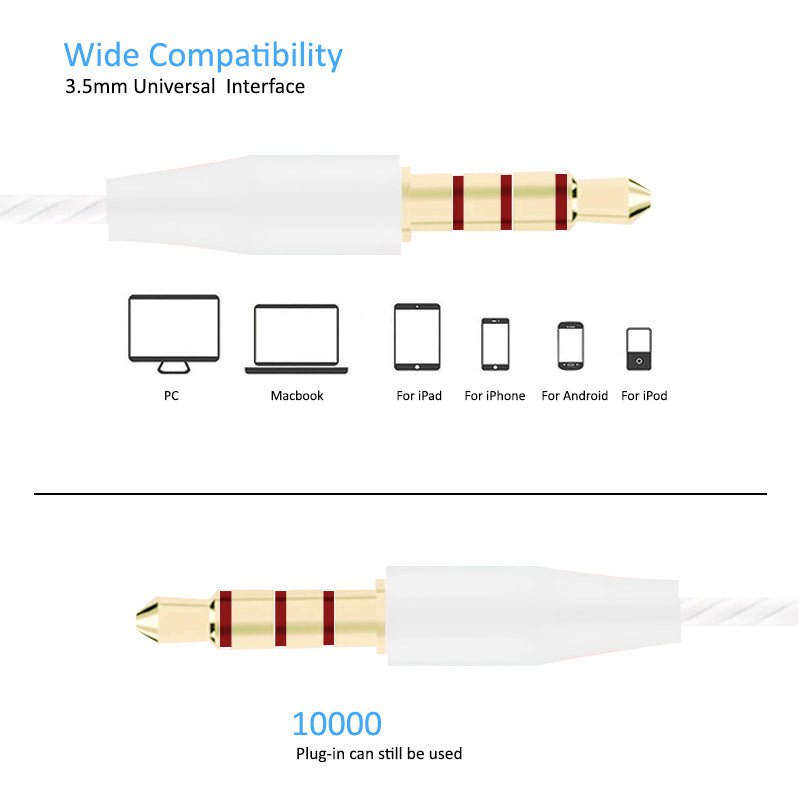 Kamon 5 - Pack Wired Earbuds with Mic & Remote – In - Ear Stereo 3.5mm Headphones by Kamon | Electronics > Audio > headphones | Amurx