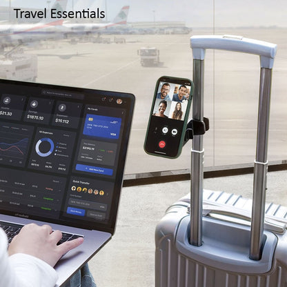 Kamon Airplane Phone Holder for MagSafe – Universal Travel Mount with 360° Rotation, Hands - Free Viewing, Pocket - Size Essential for iPhone 12/13/14/15/16 by Kamon | Electronics > Communications > Telephony > Mobile Phone Accessories > Mobile Phone Mounts | Amurx