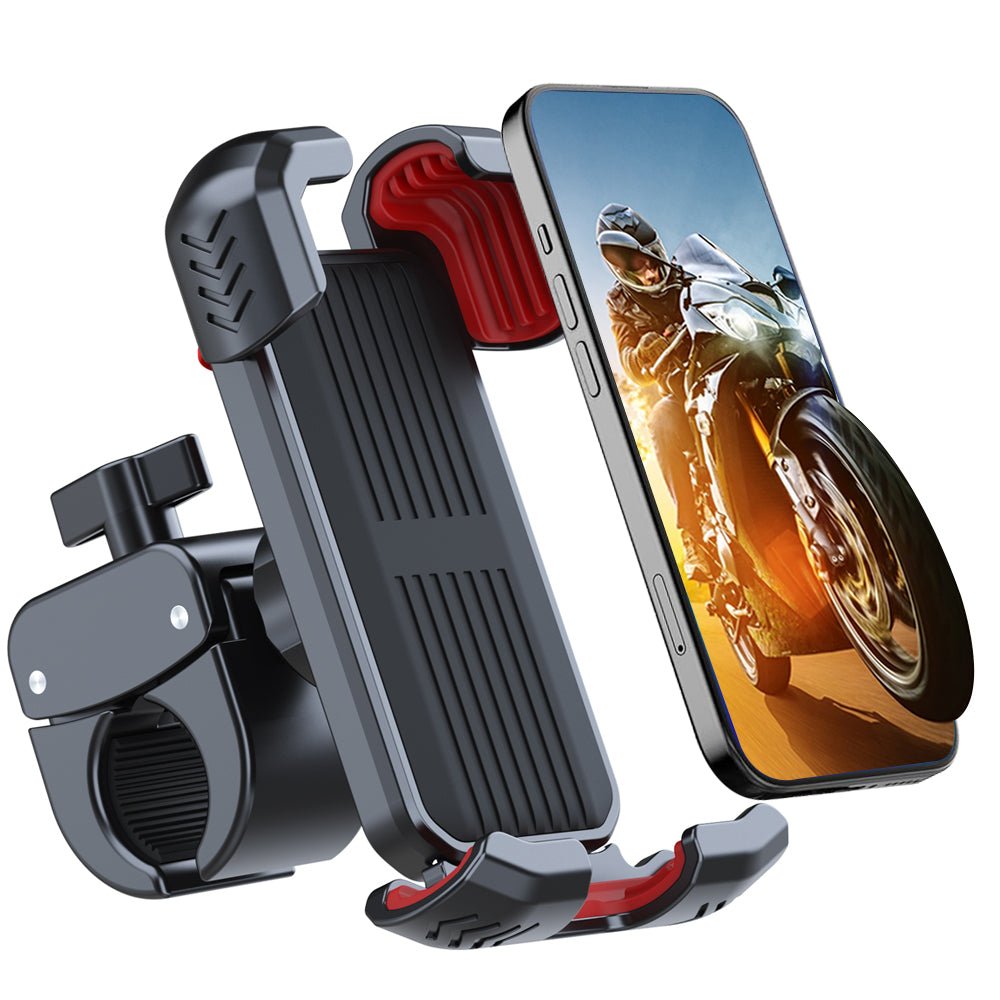 Kamon Bike Phone Mount Holder M296 – Motorcycle & Scooter Handlebar Phone Clamp with 360° Rotation, Camera - Friendly Design – Fits 4.5" - 7.0" Phone by Kamon | Vehicles & Parts > Vehicle Parts & Accessories > Vehicle Electronics Accessories > Vehicle Mounts | Amurx