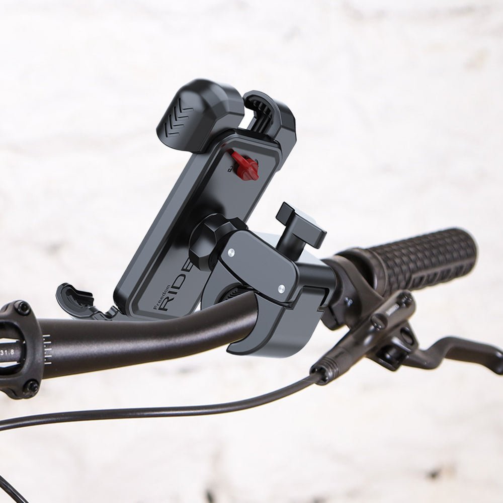 Kamon Bike Phone Mount Holder M296 – Motorcycle & Scooter Handlebar Phone Clamp with 360° Rotation, Camera - Friendly Design – Fits 4.5" - 7.0" Phone by Kamon | Vehicles & Parts > Vehicle Parts & Accessories > Vehicle Electronics Accessories > Vehicle Mounts | Amurx