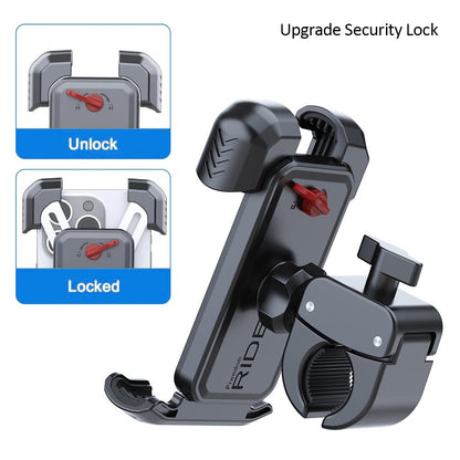 Kamon Bike Phone Mount Holder M296 – Motorcycle & Scooter Handlebar Phone Clamp with 360° Rotation, Camera - Friendly Design – Fits 4.5" - 7.0" Phone by Kamon | Vehicles & Parts > Vehicle Parts & Accessories > Vehicle Electronics Accessories > Vehicle Mounts | Amurx