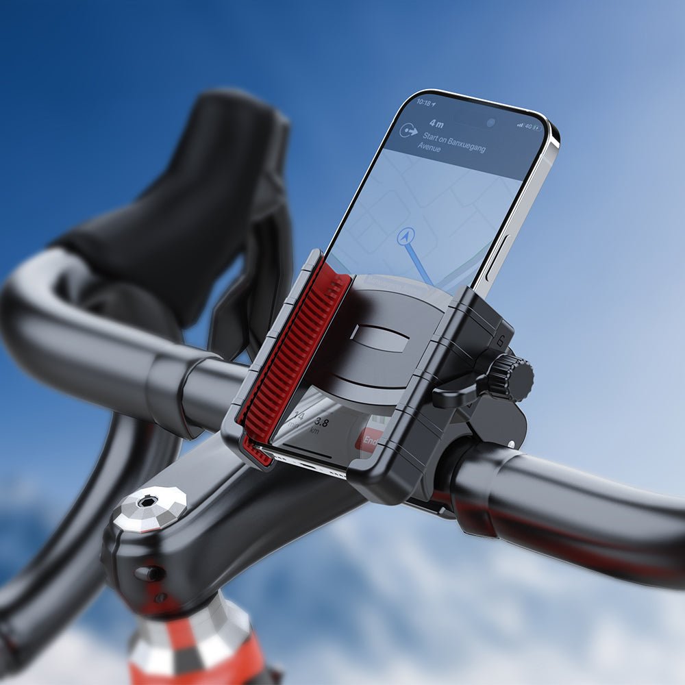 Kamon Bike Phone Mount Holder M399 – Motorcycle & Scooter Handlebar Phone Clamp with 360° Rotation, Camera - Friendly Design – Fits 4.5" - 7.0" Phones by Kamon | Vehicles & Parts > Vehicle Parts & Accessories > Vehicle Electronics Accessories > Vehicle Mounts | Amurx