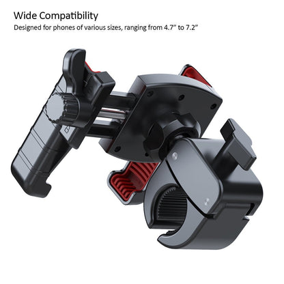 Kamon Bike Phone Mount Holder M399 – Motorcycle & Scooter Handlebar Phone Clamp with 360° Rotation, Camera - Friendly Design – Fits 4.5" - 7.0" Phones by Kamon | Vehicles & Parts > Vehicle Parts & Accessories > Vehicle Electronics Accessories > Vehicle Mounts | Amurx