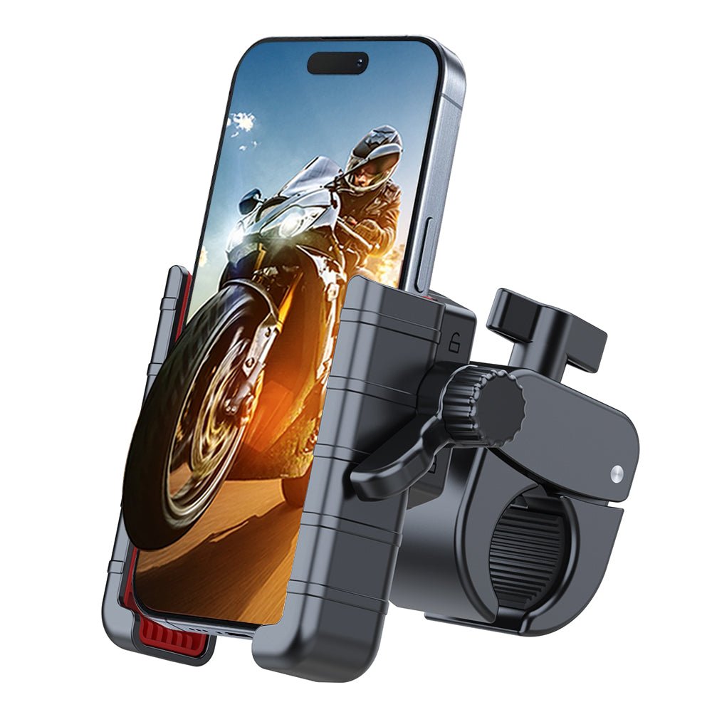 Kamon Bike Phone Mount Holder M399 – Motorcycle & Scooter Handlebar Phone Clamp with 360° Rotation, Camera - Friendly Design – Fits 4.5" - 7.0" Phones by Kamon | Vehicles & Parts > Vehicle Parts & Accessories > Vehicle Electronics Accessories > Vehicle Mounts | Amurx