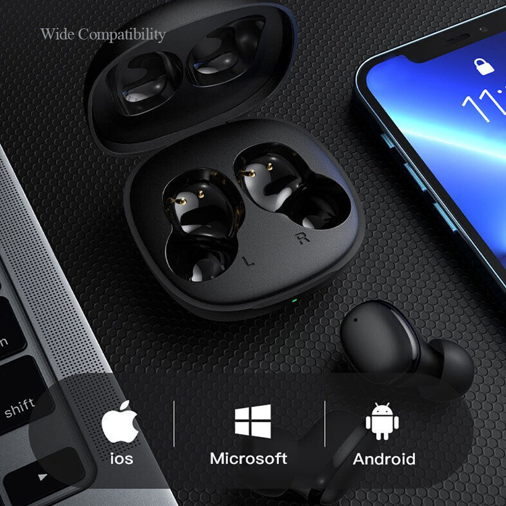 Kamon K11 Wireless Earbuds with Charging Case – Bluetooth 5.3, Touch Control, Waterproof In - Ear Headphones with Mic, Stereo Sound for iPhone, Samsung, Android by Kamon | Electronics > Audio > headphones | Amurx