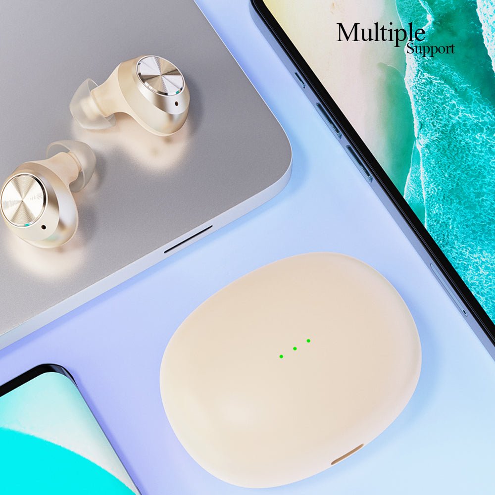 Kamon K12 Wireless Earbuds with Charging Case, Bluetooth 5.3 In - Ear Headphones with Mic, Waterproof Stereo Sound by Kamon | Electronics > Audio > headphones | Amurx