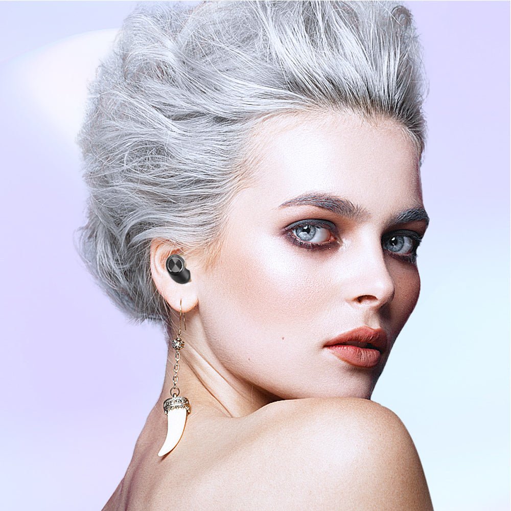 Kamon K12 Wireless Earbuds with Charging Case, Bluetooth 5.3 In - Ear Headphones with Mic, Waterproof Stereo Sound by Kamon | Electronics > Audio > headphones | Amurx