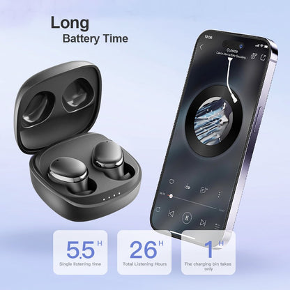 Kamon K14 Wireless Earbuds – Bluetooth 5.3 with Mic & Charging Case by Kamon | Electronics > Audio > headphones | Amurx