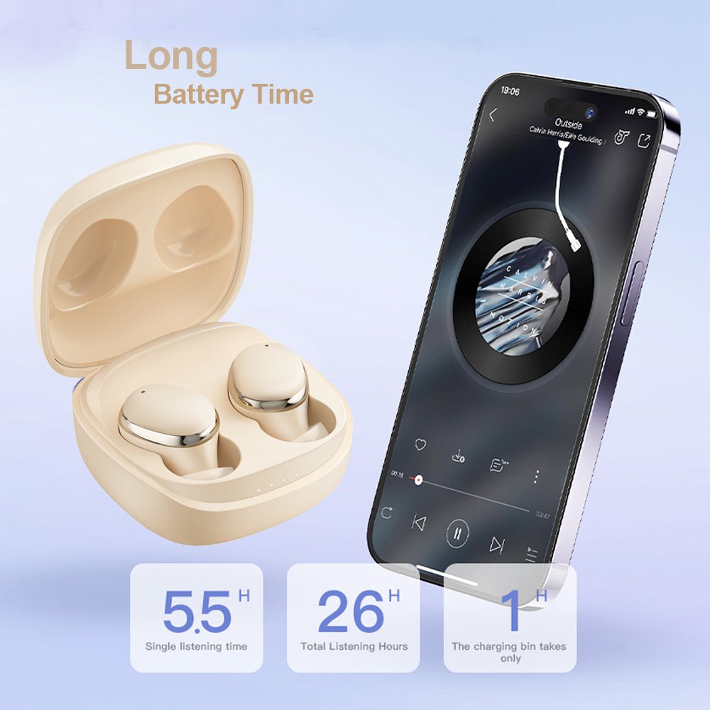 Kamon K14 Wireless Earbuds – Bluetooth 5.3 with Mic & Charging Case by Kamon | Electronics > Audio > headphones | Amurx