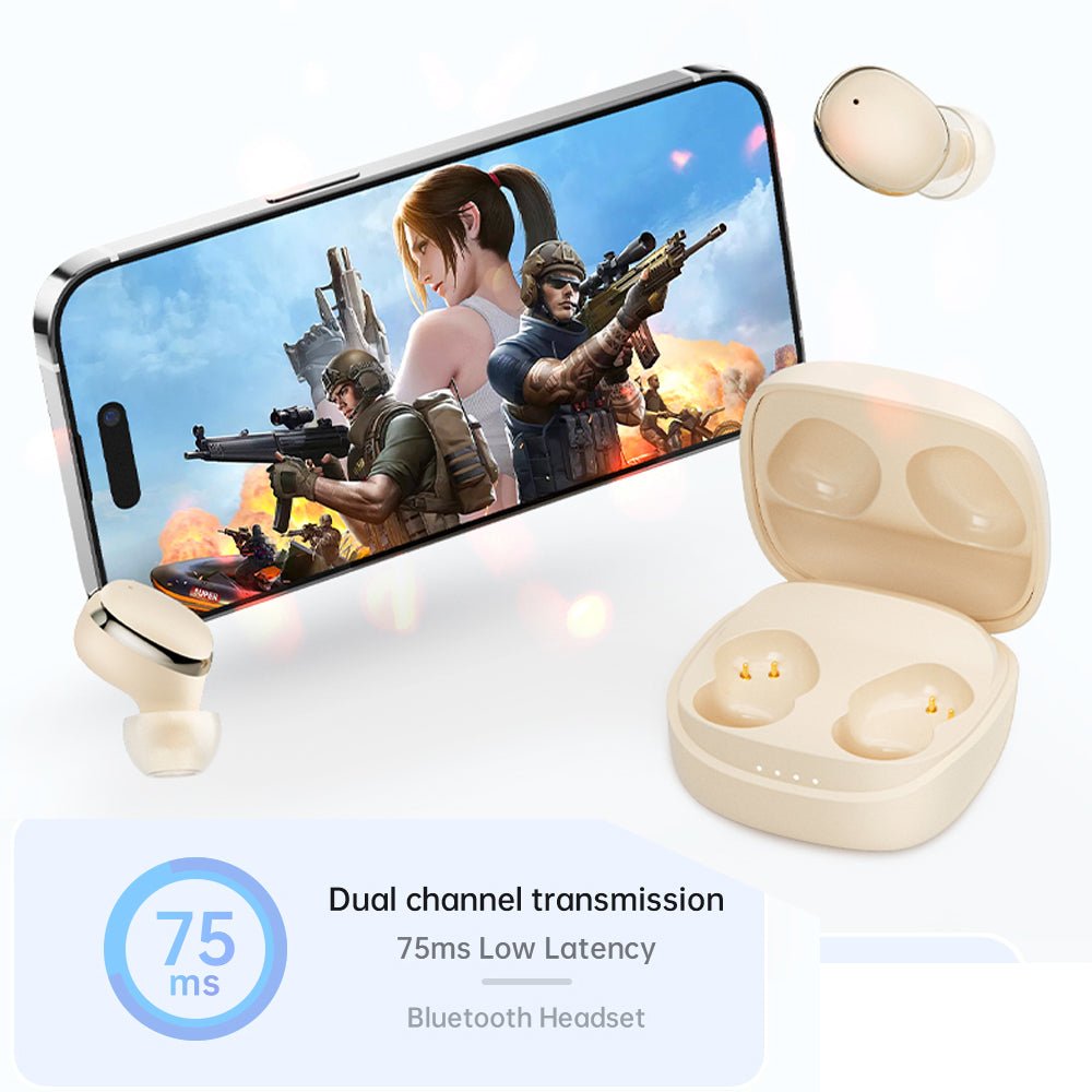 Kamon K14 Wireless Earbuds – Bluetooth 5.3 with Mic & Charging Case by Kamon | Electronics > Audio > headphones | Amurx