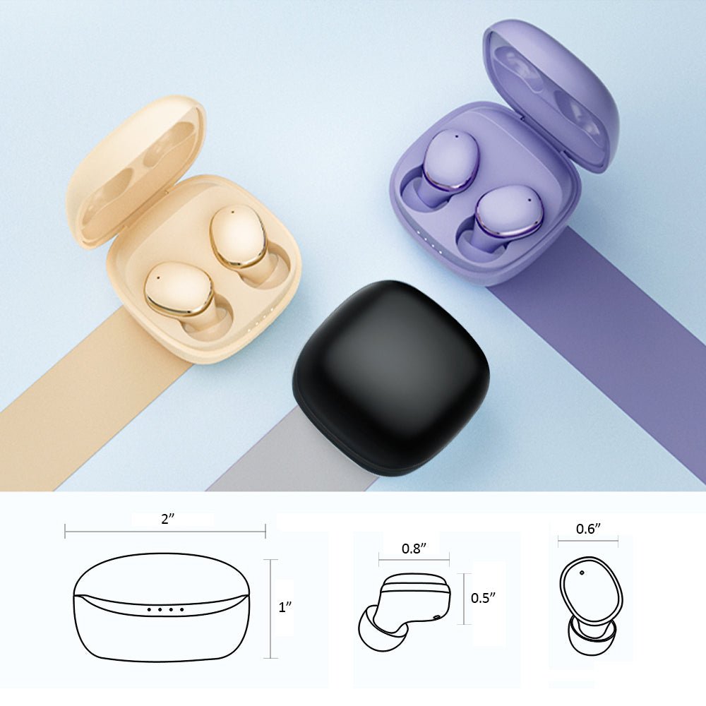 Kamon K14 Wireless Earbuds – Bluetooth 5.3 with Mic & Charging Case by Kamon | Electronics > Audio > headphones | Amurx