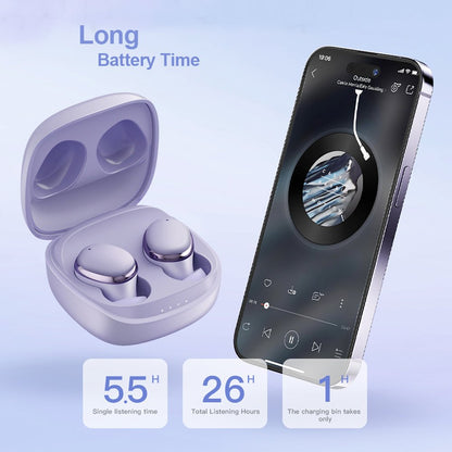 Kamon K14 Wireless Earbuds – Bluetooth 5.3 with Mic & Charging Case by Kamon | Electronics > Audio > headphones | Amurx