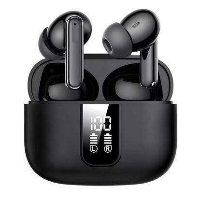 Kamon K40 Bluetooth 5.3 Wireless Earbuds with Mic, LED Display, Waterproof by Kamon | Electronics > Audio > headphones | Amurx