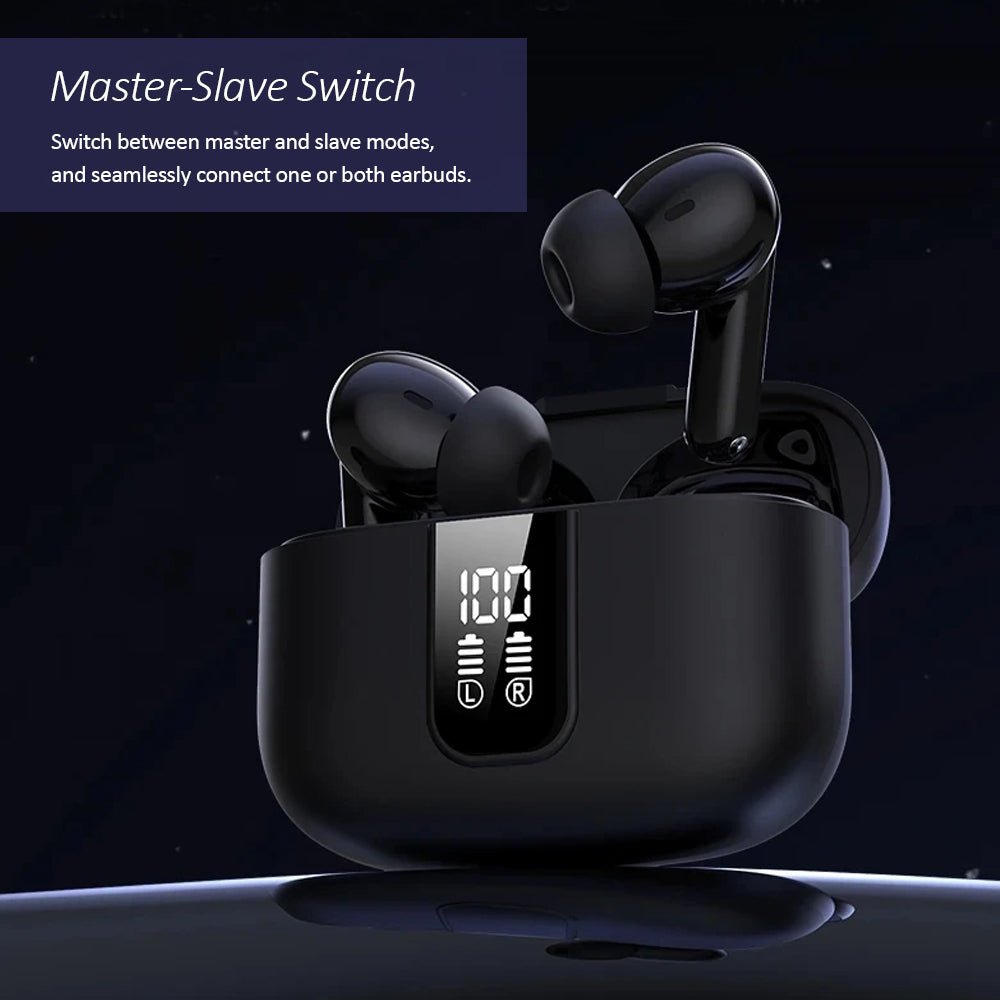 Kamon K40 Bluetooth 5.3 Wireless Earbuds with Mic, LED Display, Waterproof by Kamon | Electronics > Audio > headphones | Amurx