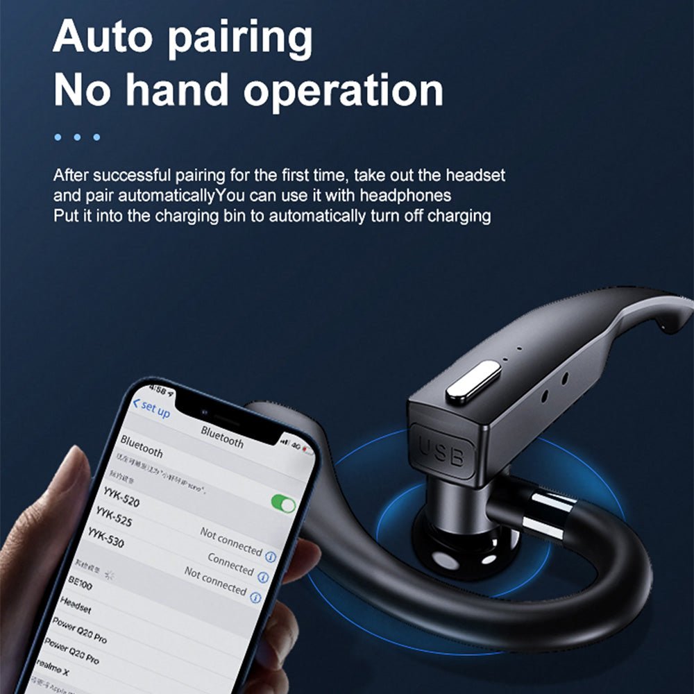 Kamon K525 Wireless Bluetooth 5.1 Earbuds with Mic & Charging Case – Hands - Free Headset for Driving & Office – Compatible with iPhone & Android by Kamon | Electronics > Audio > headphones | Amurx