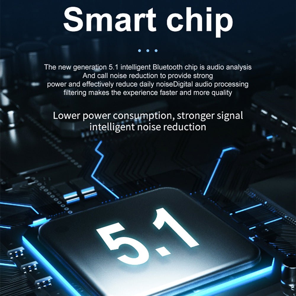 Kamon K525 Wireless Bluetooth 5.1 Earbuds with Mic & Charging Case – Hands - Free Headset for Driving & Office – Compatible with iPhone & Android by Kamon | Electronics > Audio > headphones | Amurx