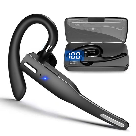 Kamon K525 Wireless Bluetooth 5.1 Earbuds with Mic & Charging Case – Hands - Free Headset for Driving & Office – Compatible with iPhone & Android by Kamon | Electronics > Audio > headphones | Amurx
