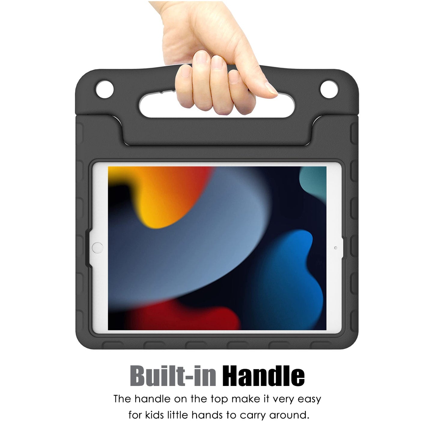 Kamon Kids Case for iPad 10.2" 9th/8th/7th Gen – Lightweight Shockproof EVA Foam Cover with Handle & Stand, Child - Friendly Protective Case by Kamon | Electronics > Electronics Accessories > Computer Accessories > Tablet Accessories > Tablet Cases | Amurx