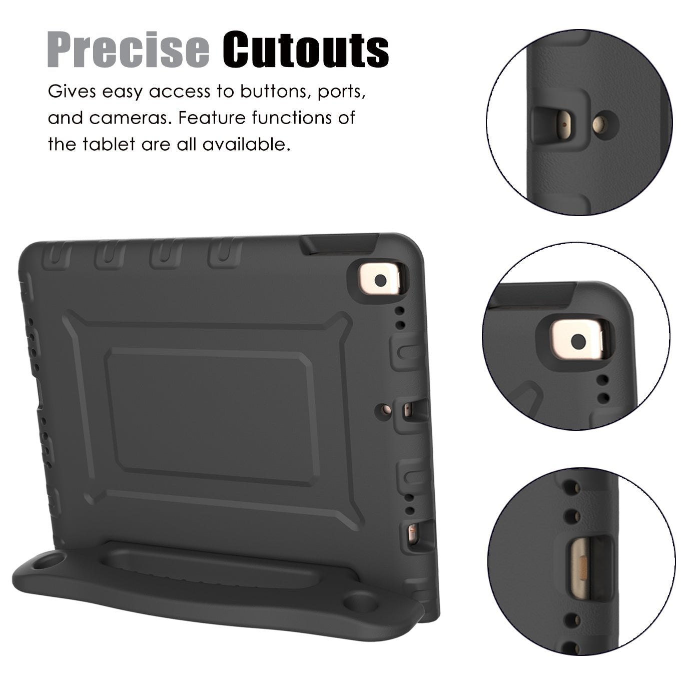 Kamon Kids Case for iPad 10.2" 9th/8th/7th Gen – Lightweight Shockproof EVA Foam Cover with Handle & Stand, Child - Friendly Protective Case by Kamon | Electronics > Electronics Accessories > Computer Accessories > Tablet Accessories > Tablet Cases | Amurx