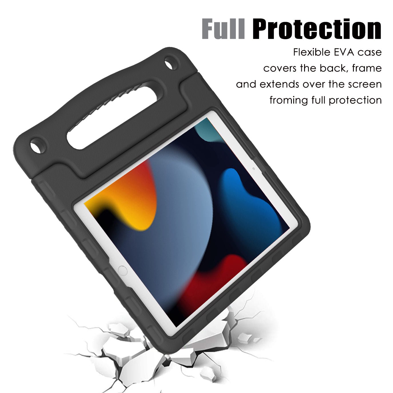 Kamon Kids Case for iPad 10.2" 9th/8th/7th Gen – Lightweight Shockproof EVA Foam Cover with Handle & Stand, Child - Friendly Protective Case by Kamon | Electronics > Electronics Accessories > Computer Accessories > Tablet Accessories > Tablet Cases | Amurx
