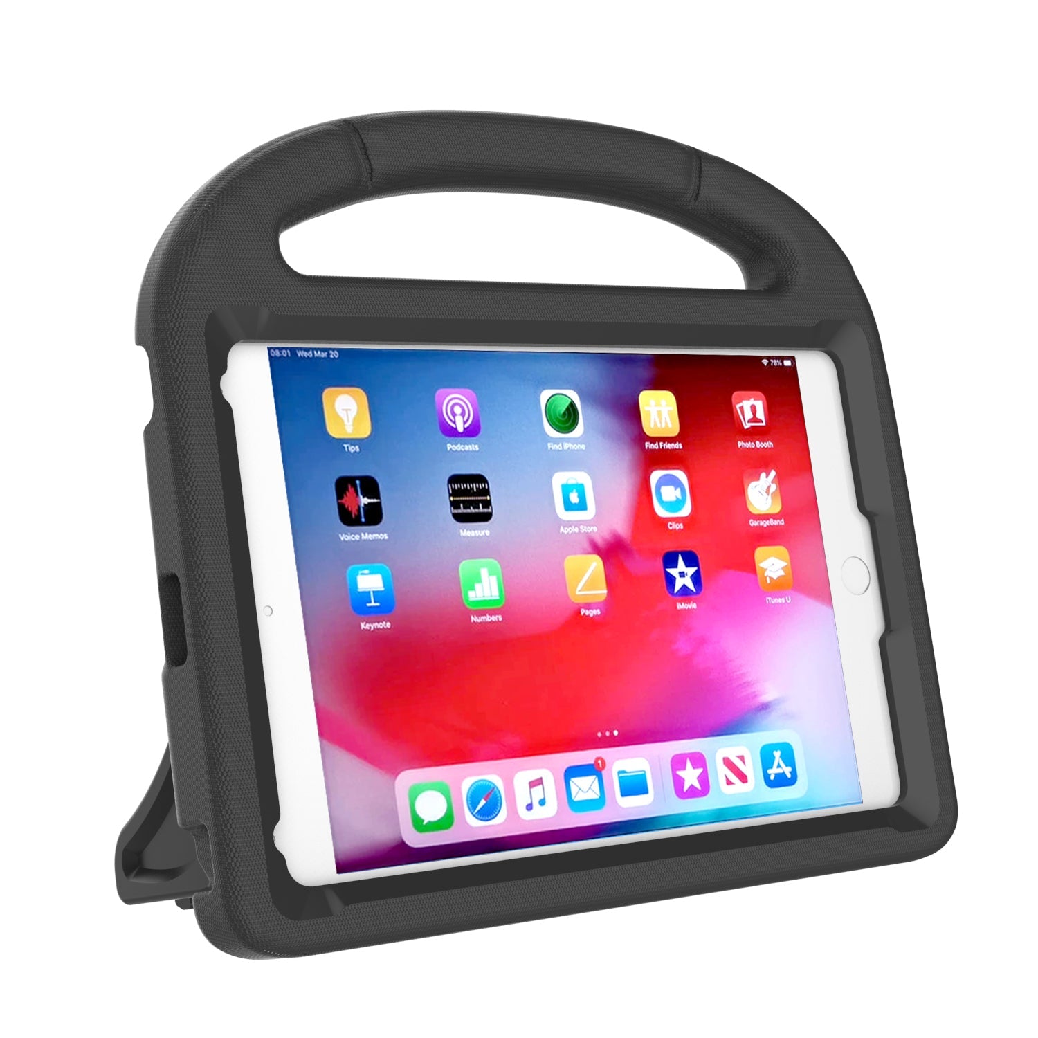 Kamon Kids Case for iPad Mini 5/4/3/2/1 (7.9") – Lightweight Shockproof Protective Bumper with Handle & Stand, Child - Friendly iPad Cover by Kamon | Electronics > Electronics Accessories > Computer Accessories > Tablet Accessories > Tablet Cases | Amurx