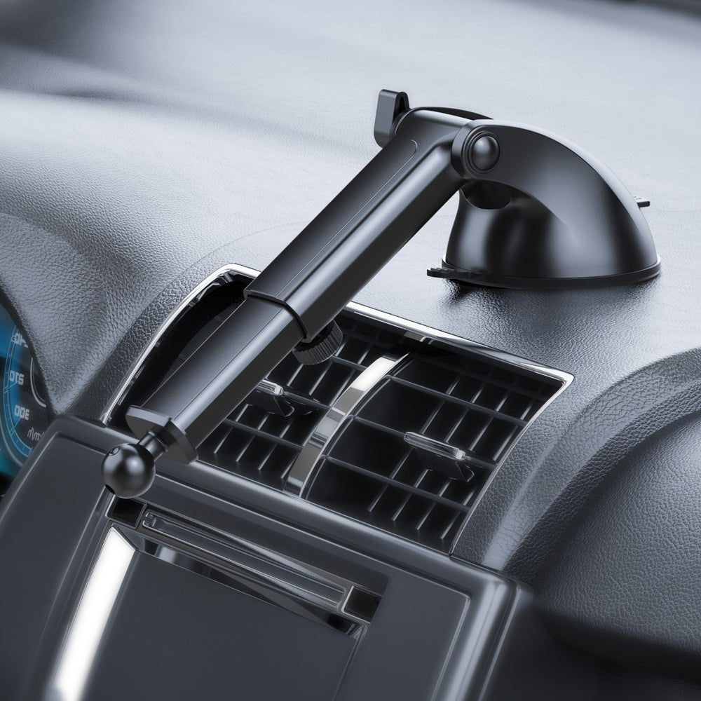 Kamon Replacement Suction Cup Mount – Dashboard & Windshield 17mm Ball Joint with Telescopic Arm for Phone Holder, Magnetic Mount & GPS by Kamon | Cell Phone Mounts & Holders | Amurx