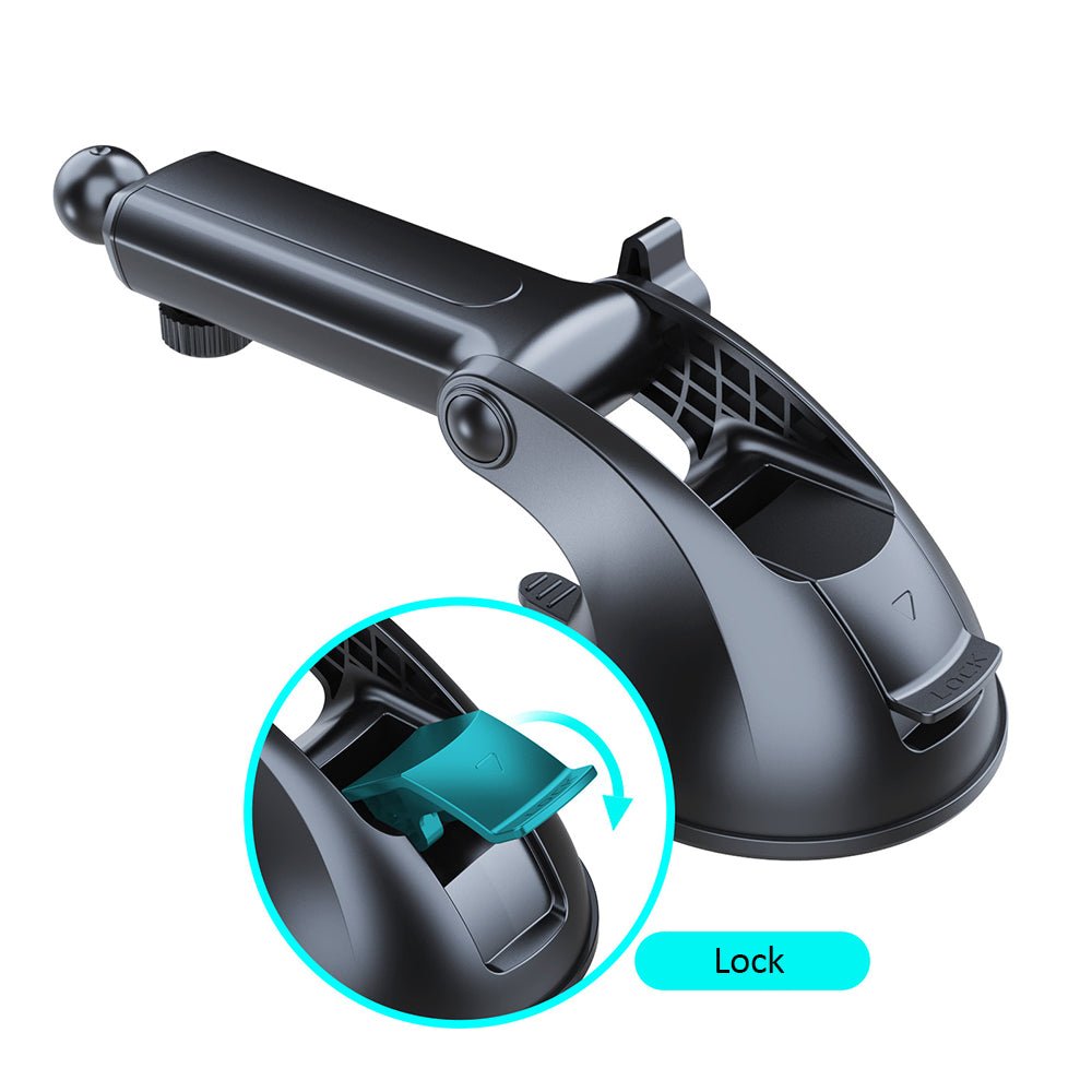 Kamon Replacement Suction Cup Mount – Dashboard & Windshield 17mm Ball Joint with Telescopic Arm for Phone Holder, Magnetic Mount & GPS by Kamon | Cell Phone Mounts & Holders | Amurx