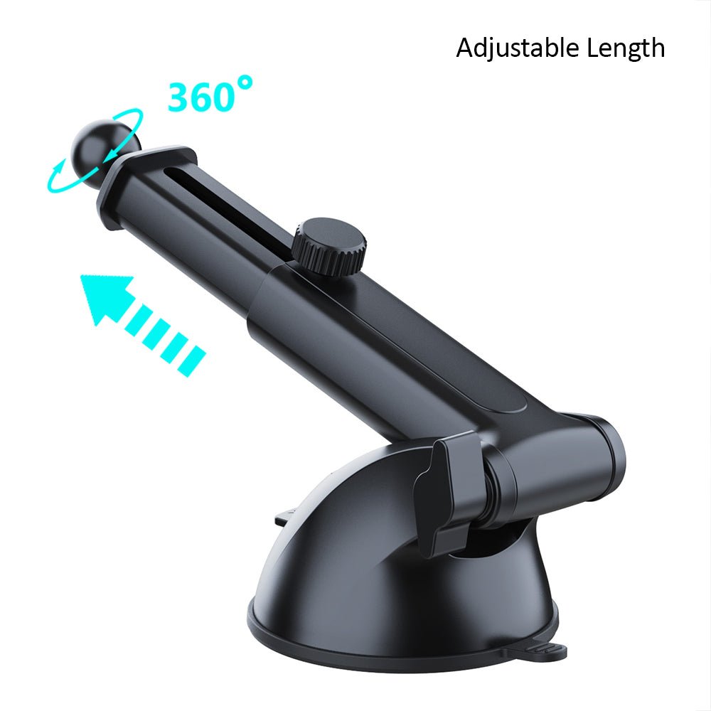 Kamon Replacement Suction Cup Mount – Dashboard & Windshield 17mm Ball Joint with Telescopic Arm for Phone Holder, Magnetic Mount & GPS by Kamon | Cell Phone Mounts & Holders | Amurx