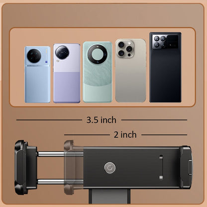 Kamon Universal Airplane Phone Holder Mount – Pocket - Size Travel Essential with Dual 360° Rotation for Hands - Free Viewing on Flights by Kamon | Electronics > Communications > Telephony > Mobile Phone Accessories > Mobile Phone Mounts | Amurx