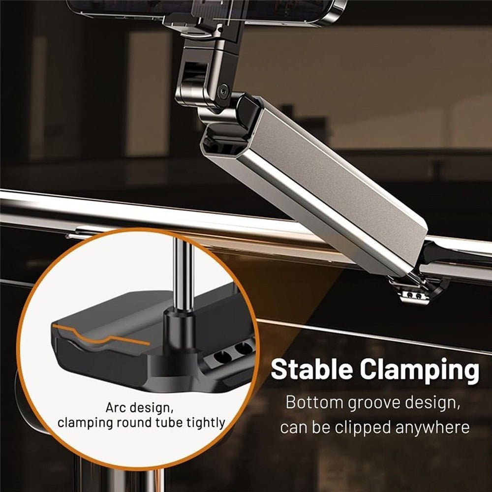 Kamon Universal Airplane Phone Holder Mount – Pocket - Size Travel Essential with Dual 360° Rotation for Hands - Free Viewing on Flights by Kamon | Electronics > Communications > Telephony > Mobile Phone Accessories > Mobile Phone Mounts | Amurx