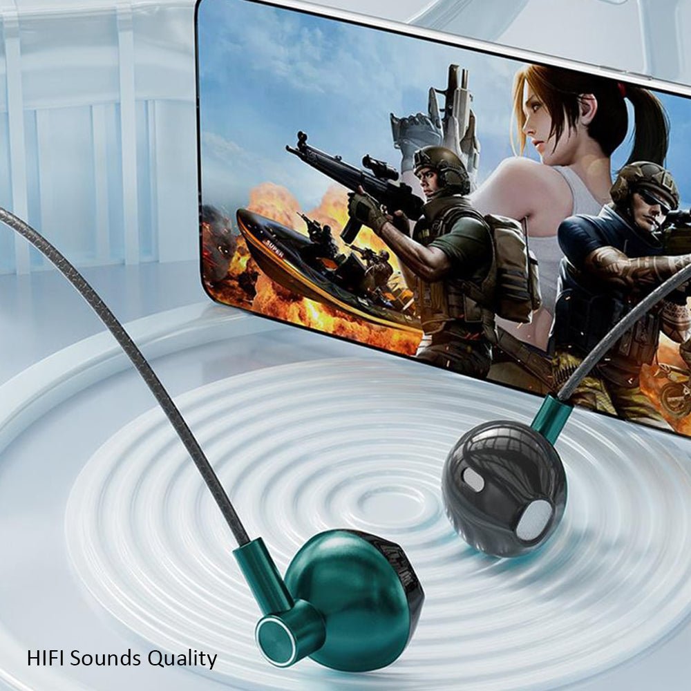 Kamon Wired Earbuds with Mic & Remote – In - Ear 3.5mm Headphones by Kamon | Electronics > Audio > headphones | Amurx