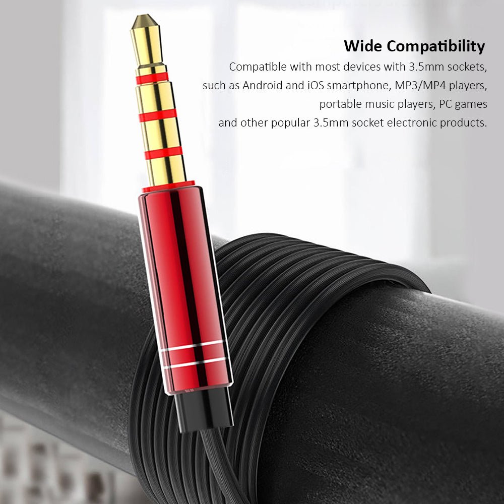 Kamon Wired Earbuds with Mic & Remote – In - Ear 3.5mm Headphones by Kamon | Electronics > Audio > headphones | Amurx