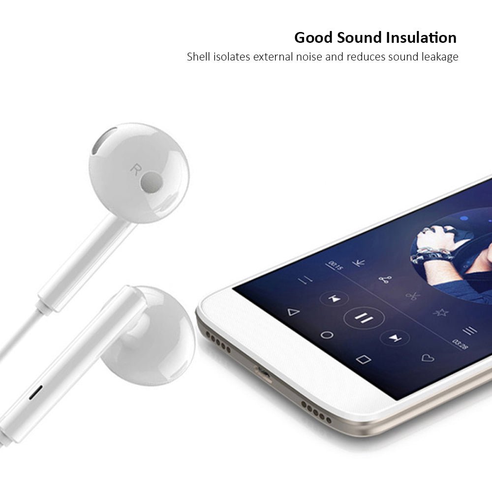 Kamon Wired Earbuds with Mic & Remote – In - Ear 3.5mm Headphones - Luckybay