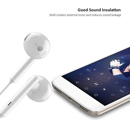 Kamon Wired Earbuds with Mic & Remote – In - Ear 3.5mm Headphones - Luckybay