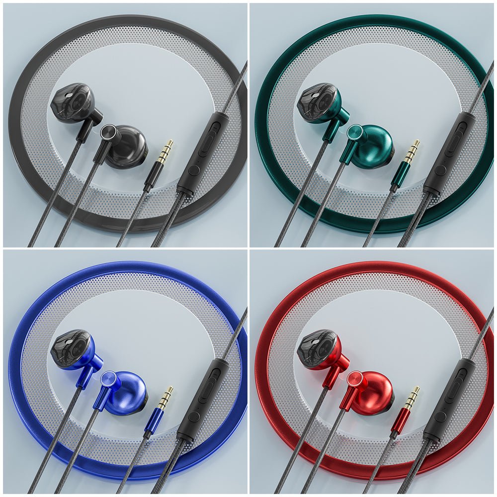 Kamon Wired Earbuds with Mic & Remote – In - Ear 3.5mm Headphones by Kamon | Electronics > Audio > headphones | Amurx