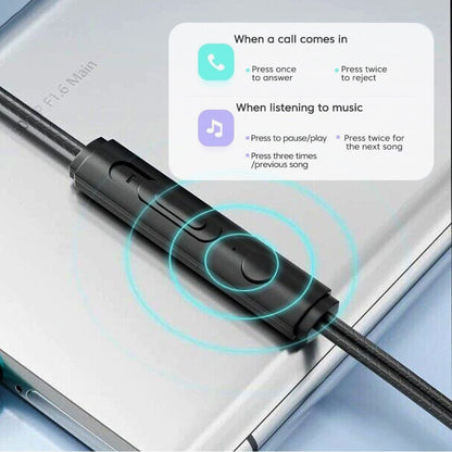 Kamon Wired Earbuds with Mic & Remote – In - Ear 3.5mm Headphones by Kamon | Electronics > Audio > headphones | Amurx