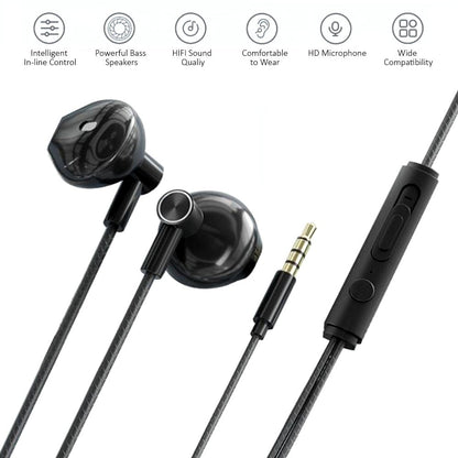 Kamon Wired Earbuds with Mic & Remote – In - Ear 3.5mm Headphones by Kamon | Electronics > Audio > headphones | Amurx