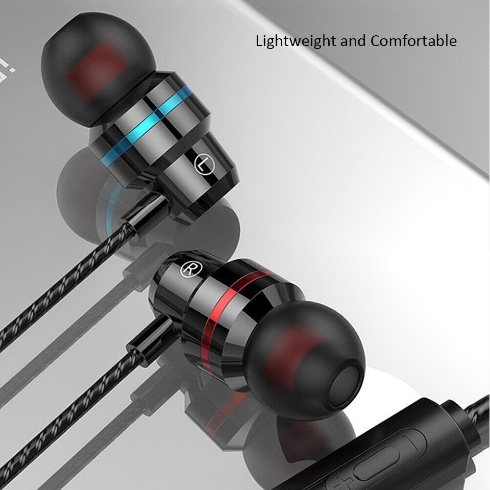 Kamon Wired Earbuds with Mic & Remote – In - Ear 3.5mm Headphones by Kamon | Electronics > Audio > headphones | Amurx