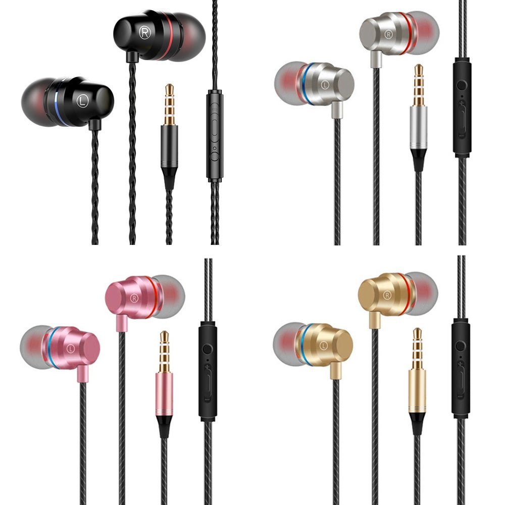 Kamon Wired Earbuds with Mic & Remote – In - Ear 3.5mm Headphones by Kamon | Electronics > Audio > headphones | Amurx